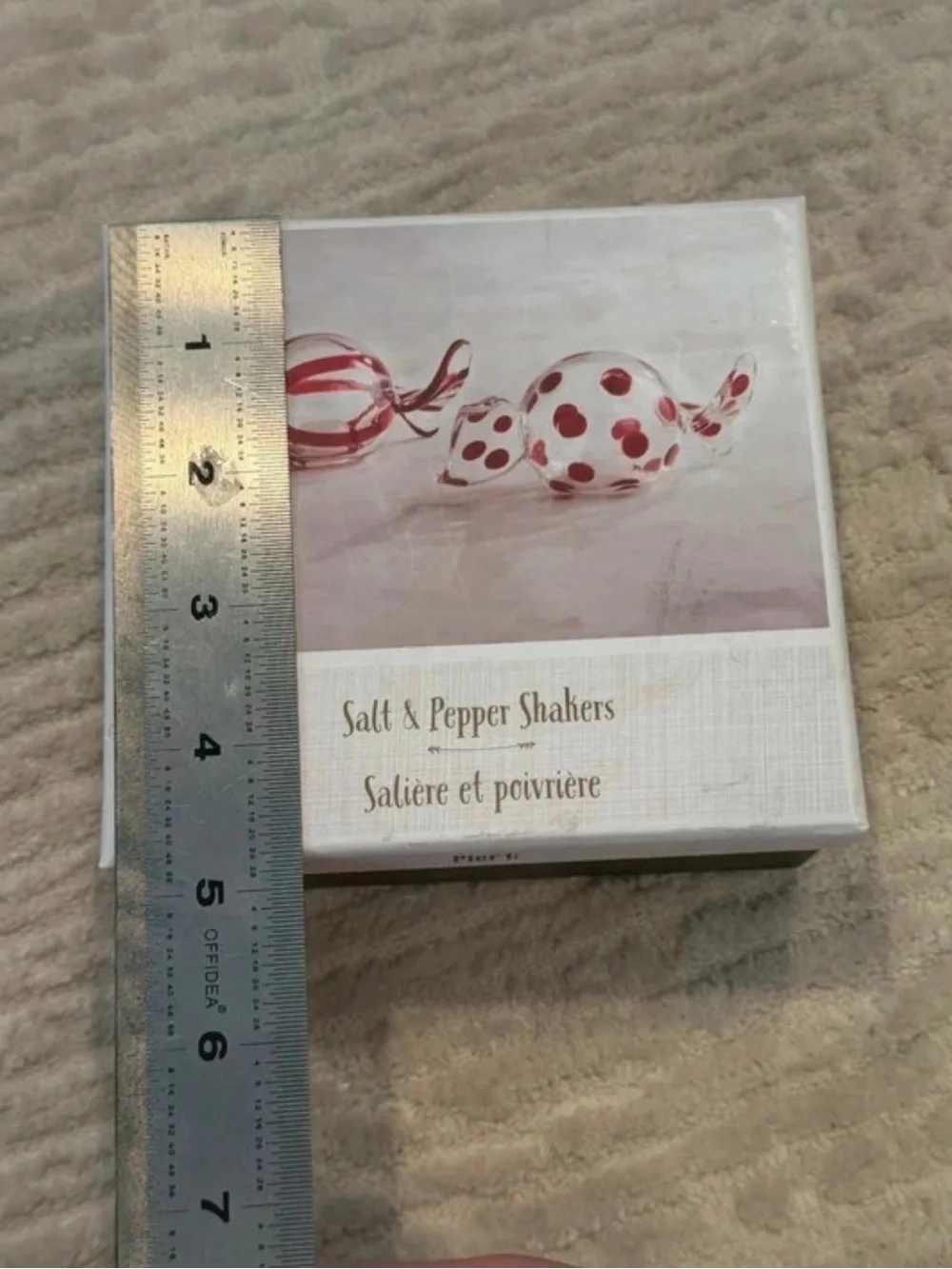 Pier 1 Christmas Candy Salt and Paper Shaker